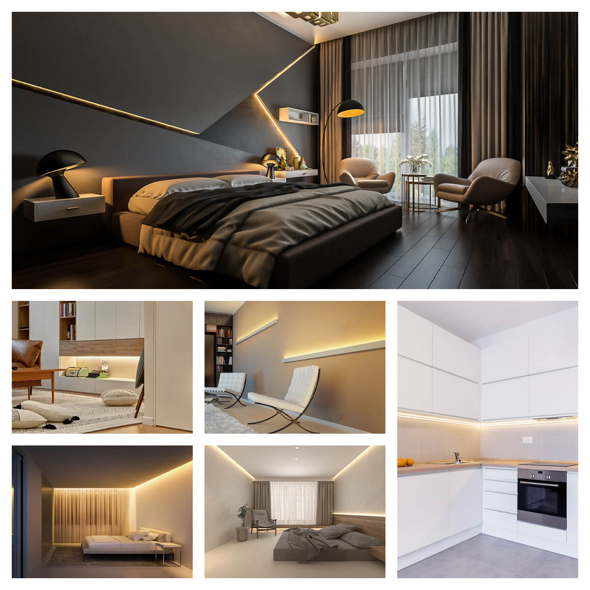 cob512燈單色場景圖