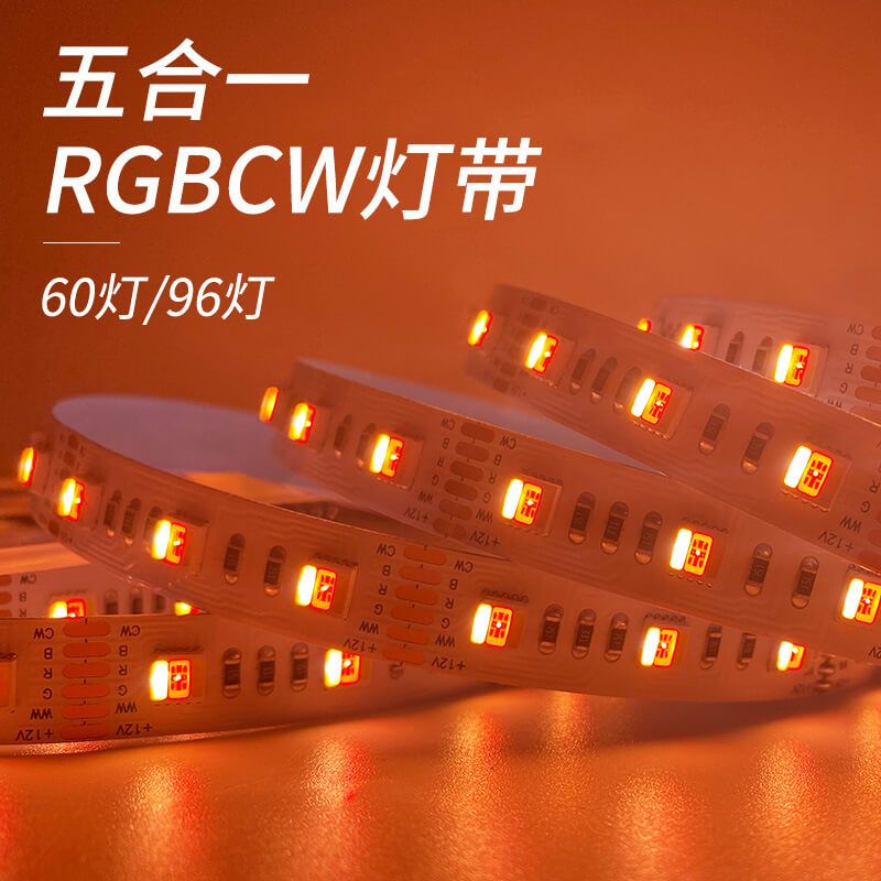 RGB CCT 5050雙色溫調(diào)光五合一6線(xiàn)復(fù)合燈帶 DC12V/24V - 2