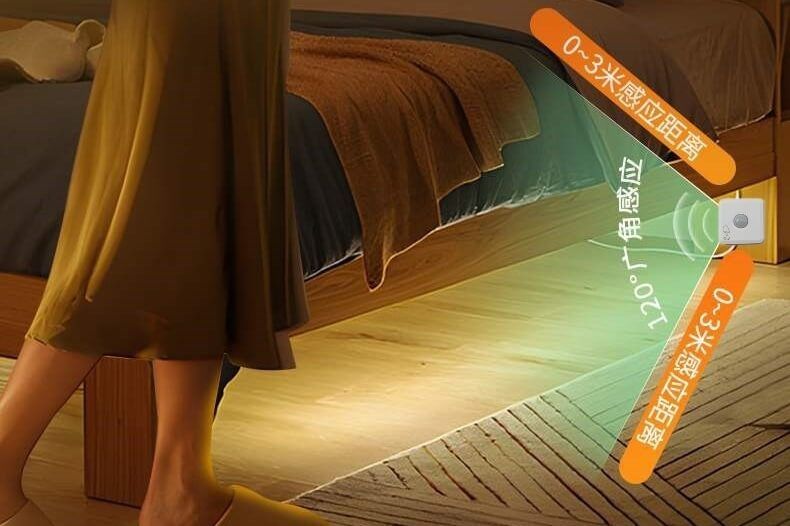 感應燈帶是靠什么感應的