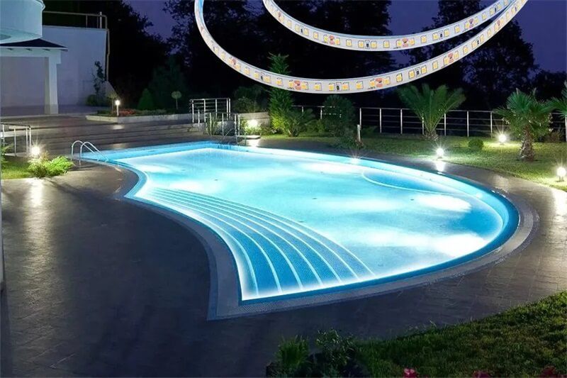 泳池燈帶危險性大嗎？大可放心