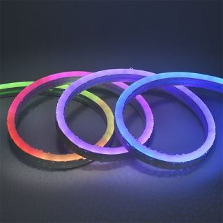 幻彩霓虹燈帶08x17mm跑馬流水漸變柔性硅膠戶外防水燈帶 - 5